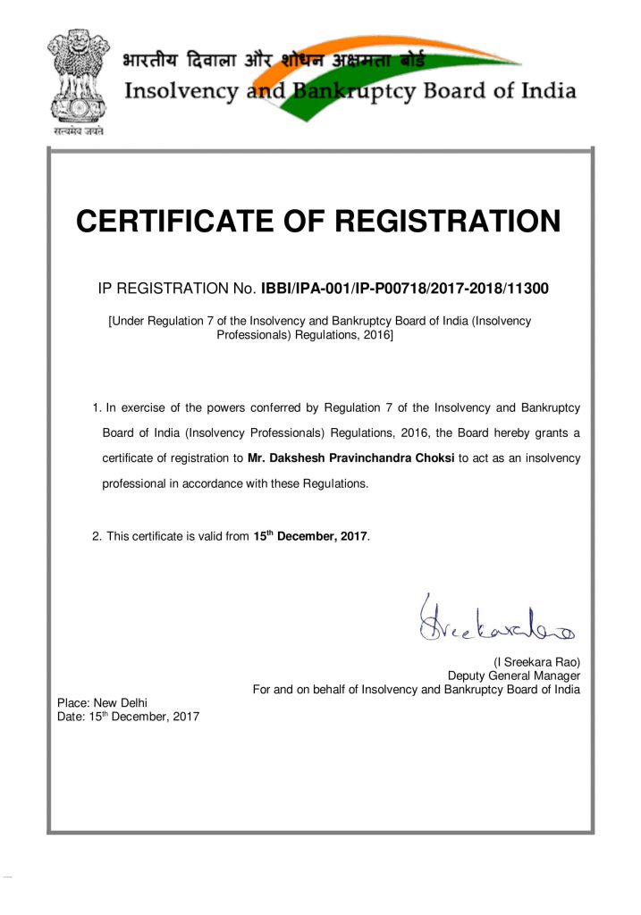 Certification & Recognition – Sun Resolution Professionals (SRPPL)